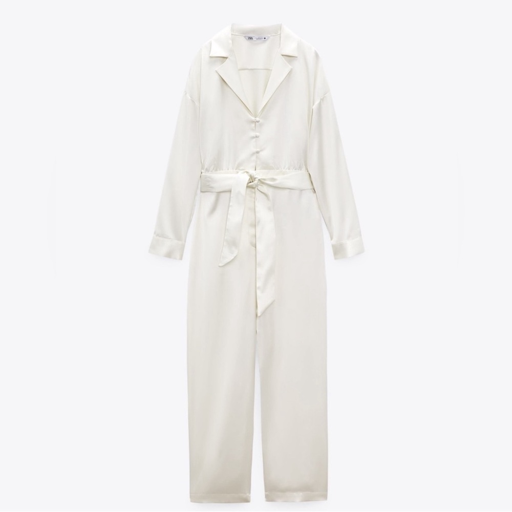 NWT Zara Oyster Jumpsuit